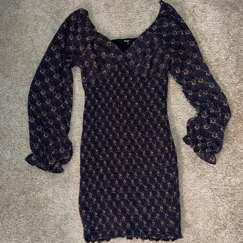 Papaya floral Short dress, Size small